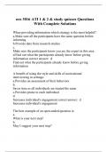 nrs 3016 ATI 1 & 2 & study quizzes Questions With Complete Solutions
