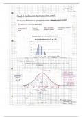 Lesson notes: Mathematics - Statistics; Normal Distribution   