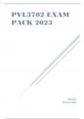 PVL3702 EXAM PACK 2023.