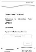 MIP2602 Assignment 4 Semester 2 Due 25 August 2023