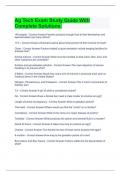  Ag Tech Exam Study Guide With Complete Solutions&period;