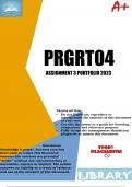 PRGRT04 Assignment 3 PORTFOLIO 2023