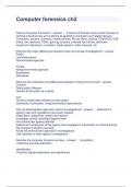 Computer forensics ch2 Questions with correct Answers