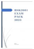 RSK2601 EXAM PACK 2023