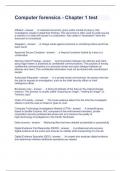 Computer forensic 1 Questions  with correct Answers
