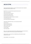 BICSI RTP1 Question n answers graded A&plus; 2023 