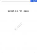 QUESTIONS FOR NCLEX