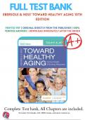 Test Bank For Ebersole & Hess' Toward Healthy Aging 10th Edition By Theris A. Touhy; Kathleen F Jett | 2020-2021 | 9780323554220 | Chapter 1-36  | Complete Questions And Answers A+
