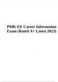 PMK EE Career Information Exam Questions With Answers | Latest Update 2023/2024 (GRADED A+)
