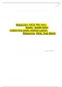 Maternity HESI RN hesi- study-guide-hesi-maternity- peds edited Latest Maternity HESI Test B.docx