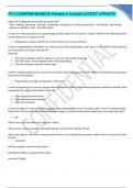 ATI COMPREHENSIVE Retake 2 Quizlet LATEST UPDATE&period;