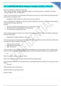 ATI COMPREHENSIVE Retake 2 Quizlet LATEST UPDATE&period;