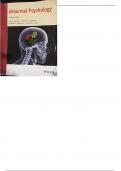 ABNORMAL PSYCHOLOGY THE SCIENCE AND TREATMENT OF PSYCHOLOGICAL DISORDERS,13TH EDITION KRING - Test Bank