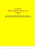 Test Bank - Burns' Pediatric Primary Care  7th Edition By Dawn Lee Garzon Maaks, Nancy Barber Starr, Margaret A. Brady, Nan M. Gaylord, Martha Driessnack, Karen Duderstadt  | Chapter 1 – 46, Latest Edition|