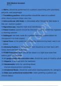 NHA Medical Assistant Exam Correct Answers
