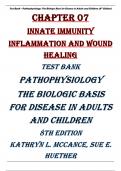 Chapter 07  Innate Immunity&colon; Inflammation and Wound Healing TEST BANK PATHOPHYSIOLOGY THE BIOLOGIC BASIS FOR DISEASE IN ADULTS AND CHILDREN