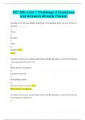 SCI 200--Unit 1 Challenge 2 Questions and Answers Already Passed