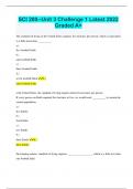 SCI 200--Unit 3 Challenge 1 Latest 2022 Graded A&plus;