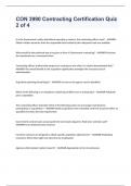 CON 3990 Contracting Certification Quiz 2 of 4
