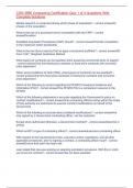 CON 3990 Contracting Certification Quiz 1 of 4 Questions With Complete Solutions