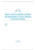 Medical-Surgical Nursing Assessment and Management of Clinical Problems 11th Edition TESTBANK_