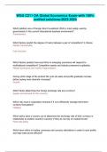 WGU C211 OA Global Economics Exam-with 100&percnt; verified solutions-2023-2024