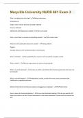 NURS661 MARYVILLE UNIVERSITY EXAM PACKAGE DEAL WITH COMPLETE SOLUTIONS GRADED A&plus;