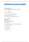 ECN 601 Topic 8 Exam 2 Formula Sheet Grand Canyon