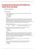 Fundamentals of Nursing 11th Edition by Potter Perry Test Bank 2023&period;pdf