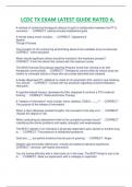 LCDC TX EXAM LATEST GUIDE RATED A&period;