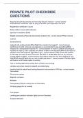 PRIVATE PILOT CHECKRIDE QUESTIONS&vert;UPDATED&VERIFIED&vert;100&percnt; SOLVED&vert;GUARANTEED SUCCESS