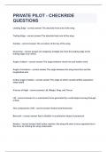 PRIVATE PILOT - CHECKRIDE QUESTIONS&vert;UPDATED&VERIFIED&vert;100&percnt; SOLVED&vert;GUARANTEED SUCCESS