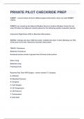 PRIVATE PILOT CHECKRIDE PREP&vert;UPDATED&VERIFIED&vert;100&percnt; SOLVED&vert;GUARANTEED SUCCESS