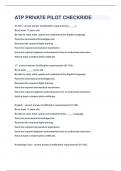 ATP PRIVATE PILOT CHECKRIDE&vert;UPDATED&VERIFIED&vert;100&percnt; SOLVED&vert;GUARANTEED SUCCESS