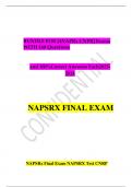 BUNDLE FOR &lbrack;4NAPRx CNPR&rsqb; Exams WITH 160 Questions     and 100&percnt;Correct Answers Each2023-2024