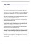 AFL - CIO EXAM 2023 WITH 100&percnt; CORRECT ANSWERS