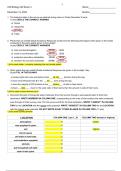 Exam (elaborations) biolgy 220 (BIO220) 