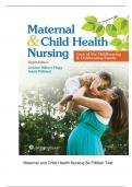 Maternal and Child Health Nursing 8e Pillitteri Test Bank 