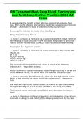RN Targeted Med-Surg Fluid&comma; Electrolyte&comma; and Acid-Base Online Practice 2023 ATI Exam