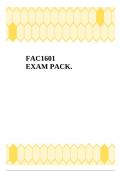FAC1601 EXAM PACK.