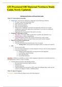 ATI Proctored OB Maternal Newborn Study Guide&period;Newly Updated&period;