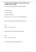 NetSuite SuiteFoundations Exam Questions and &lpar;verified&rpar; Answers 2023