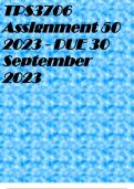 TPS3706 Assignment 50 2023 - DUE 30 September 2023
