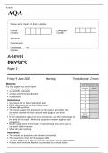 AQA A-level PHYSICS Paper 2 JUNE 2023 QUESTION PAPER