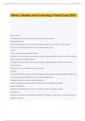 Aliens&comma; Atlantis and Archeology Final Exam 2023 