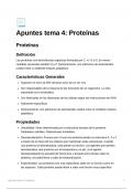 Tema 4 Proteínas