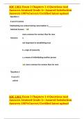 SOC 1301 Exam 1 Chapters 1-4 Questions And Answers Attained Grade A&plus; Assured Satisfaction Answers 100&percnt;Correct&sol;Certified latest upload 