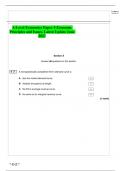 A-Level Economics Paper 3-Economic Principles and Issues. Latest Update June 2023