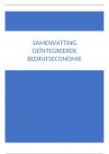 Samenvatting -  Geïntegreerde Bedrijfseconomie (300429-B-6)