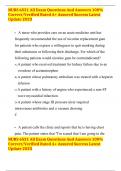 NURS 6521 All Exam Questions And Answers 100&percnt; Correct&sol;Verified Rated A&plus; Assured Success Latest Update 2023 